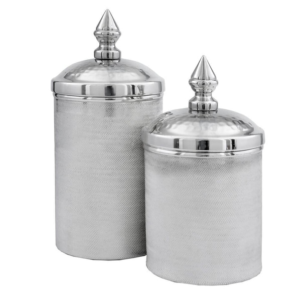 Botes Silver Canisters - Set of 2.