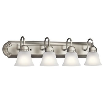 Kichler Lighting Traditional 4-light Brushed Nickel Bath/Vanity Light