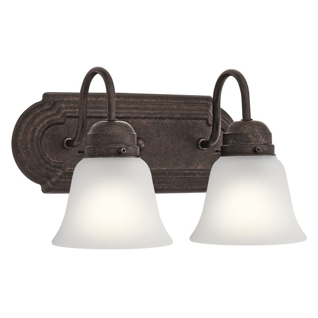 Kichler Lighting Traditional 2-light Tannery Bronze Bath/Vanity Light
