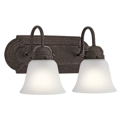 Kichler Lighting Traditional 2-light Tannery Bronze Bath/Vanity Light
