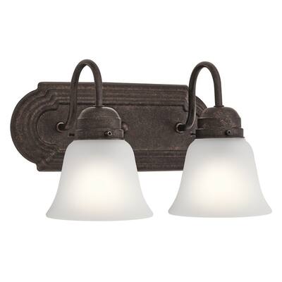 Kichler Lighting Traditional 2-light Tannery Bronze Bath/Vanity Light