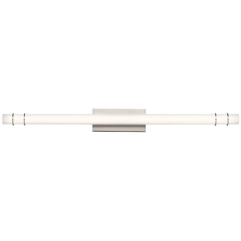Kichler Lighting Korona Collection 48-inch Brushed Nickel Linear Bath/Vanity Light