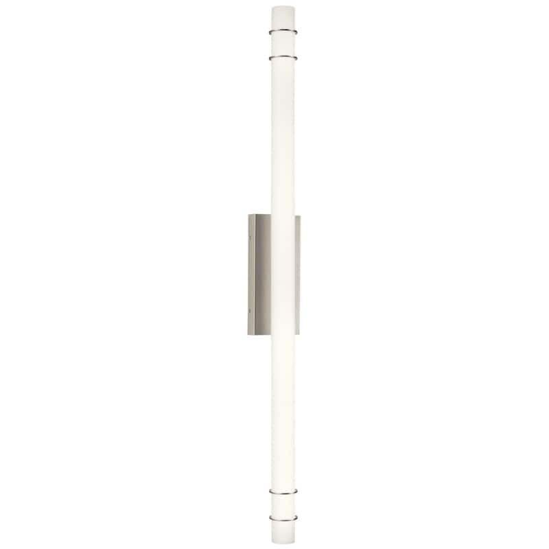 Kichler Lighting Korona Collection 48-inch Brushed Nickel Linear Bath/Vanity Light