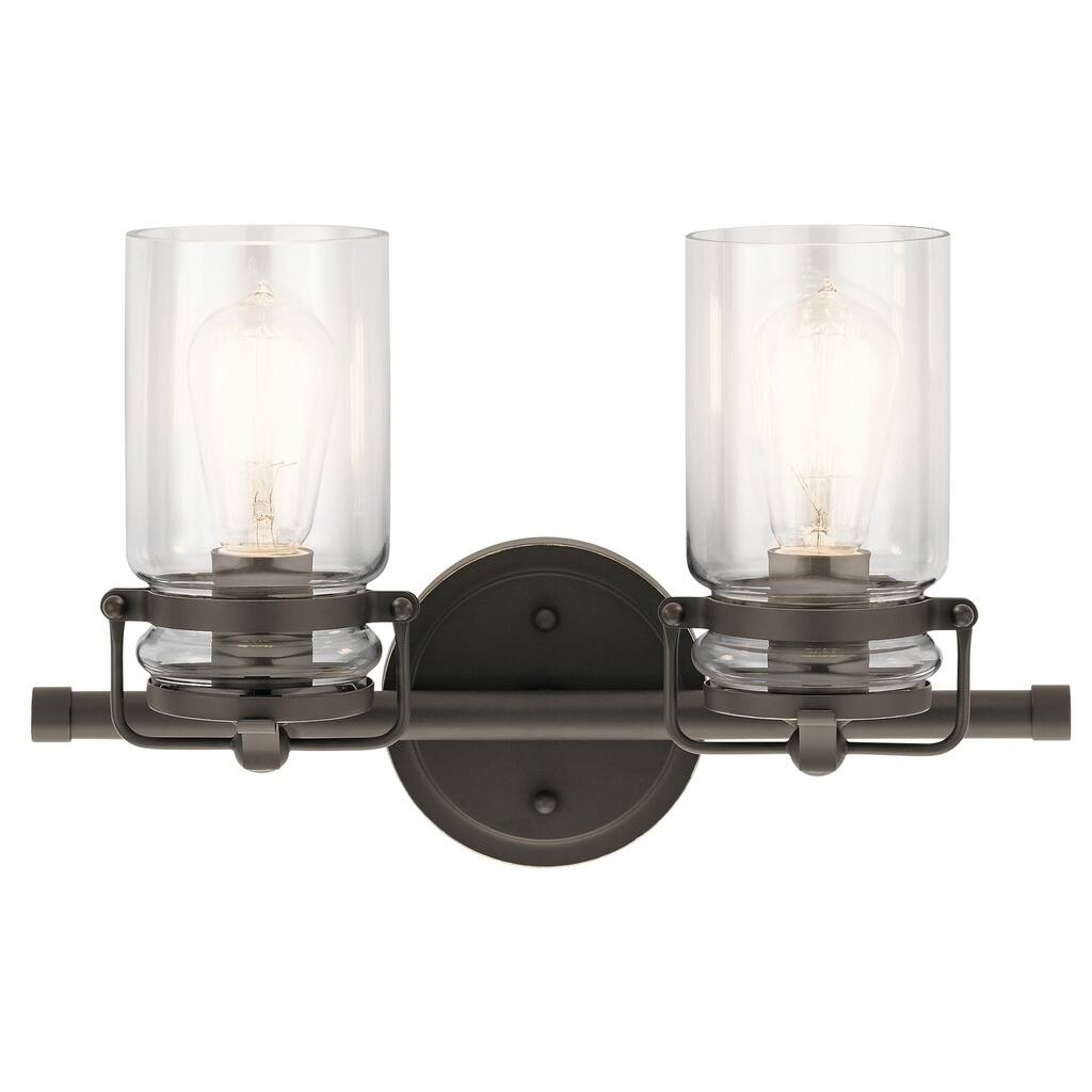 Kichler Lighting Brinley Collection 2-light Olde Bronze Bath/Vanity Light