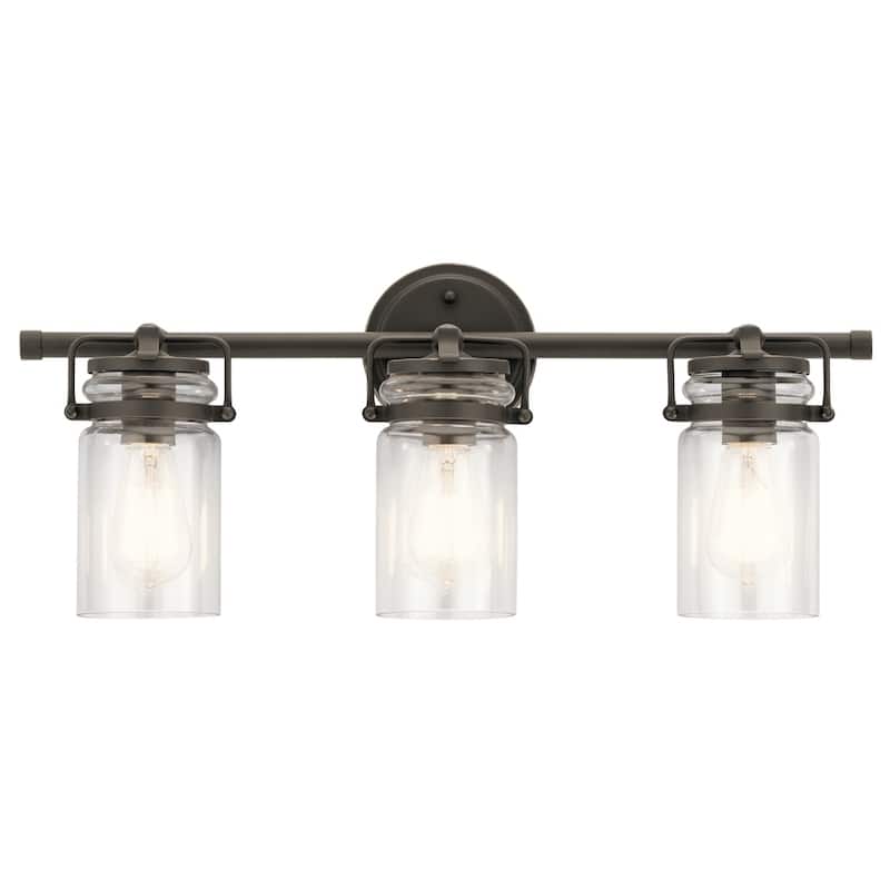 Kichler Lighting Brinley Collection 3-light Olde Bronze Bath/Vanity Light
