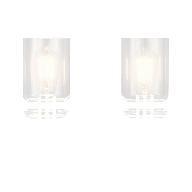 Kichler Lighting Brinley Collection 2-light Brushed Nickel Bath/Vanity Light