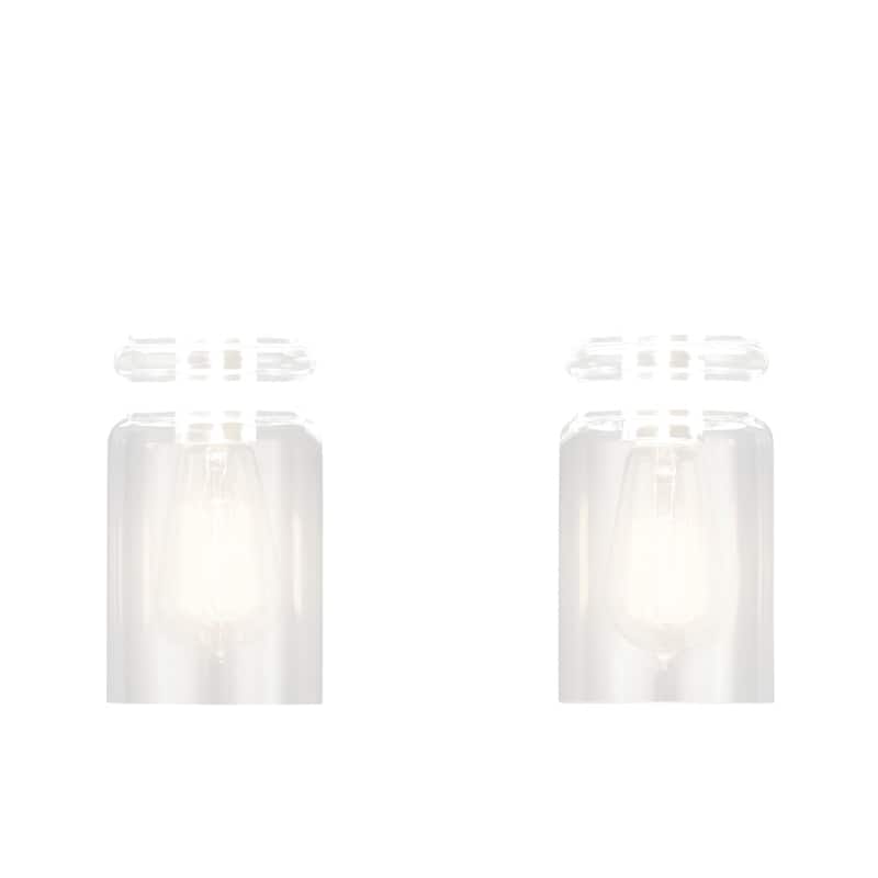 Kichler Lighting Brinley Collection 2-light Brushed Nickel Bath/Vanity Light