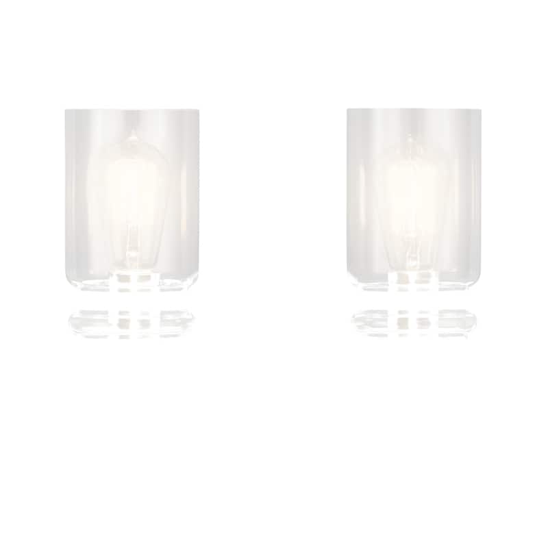 Kichler Lighting Brinley Collection 2-light Brushed Nickel Bath/Vanity Light