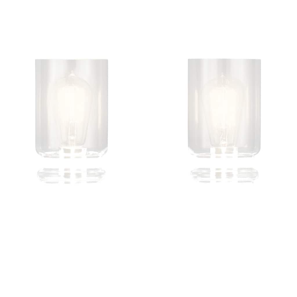 Kichler Lighting Brinley Collection 2-light Brushed Nickel Bath/Vanity Light