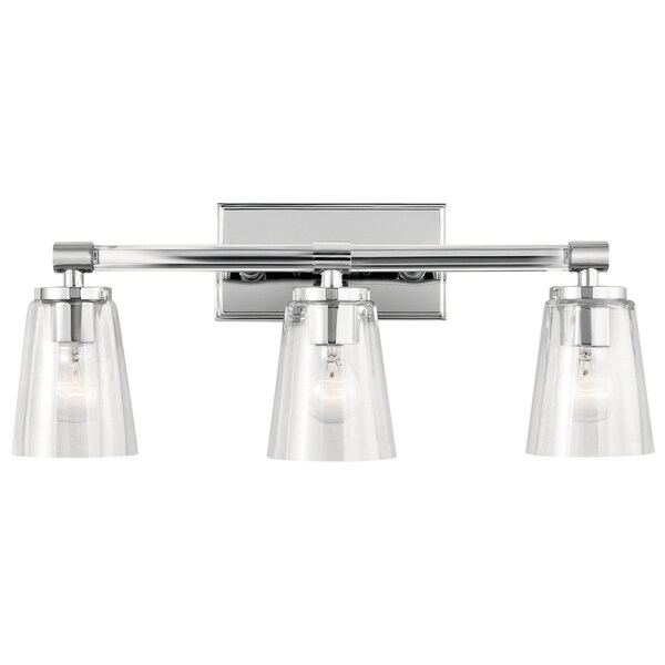 kichler chrome vanity light