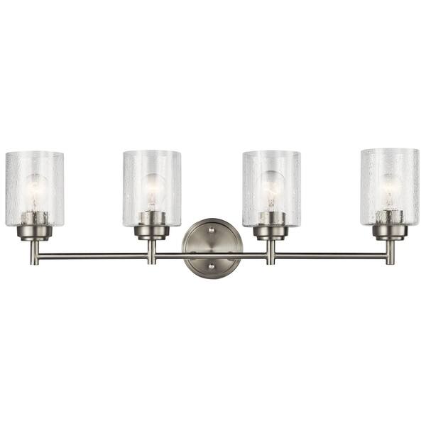 Shop The Gray Barn Saffron 4 Light Brushed Nickel Bath Vanity