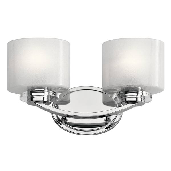Kichler Lighting Archer Collection 2 Light Chrome Bath Vanity Kichler Lighting Archer Collection