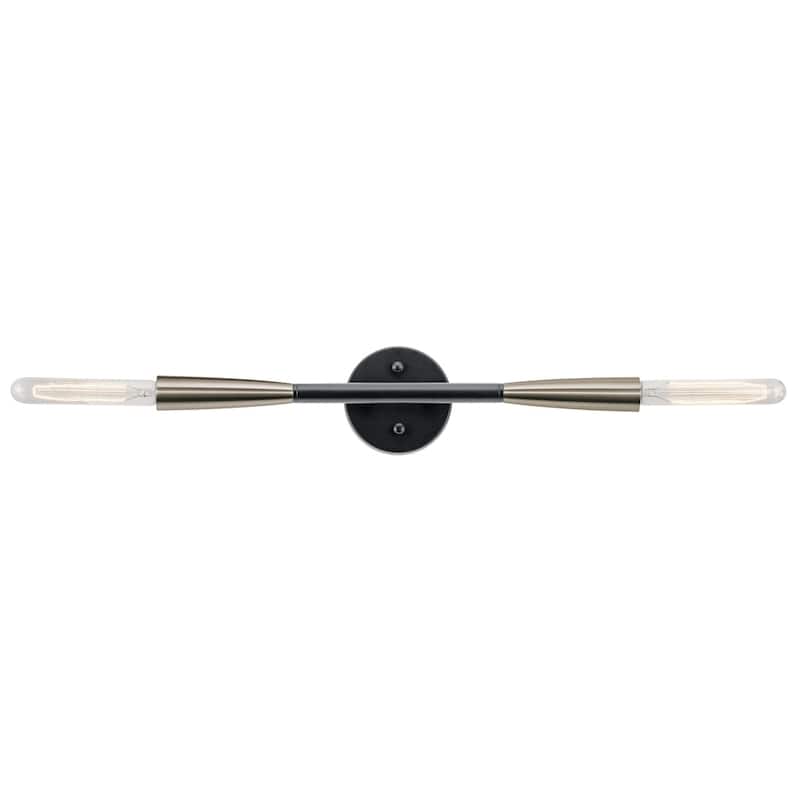 Kichler Lighting Branches Collection 2-light Black Wall Sconce