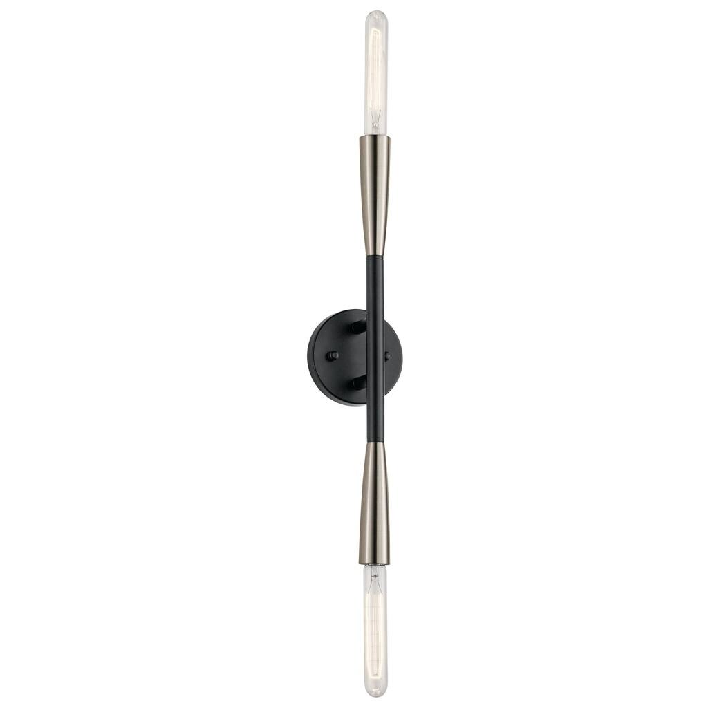Kichler Lighting Branches Collection 2-light Black Wall Sconce