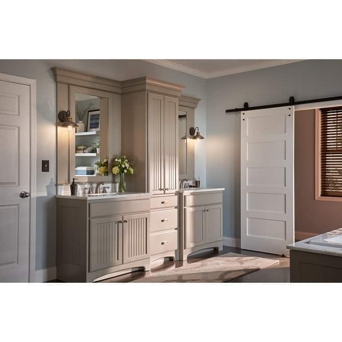 Kichler Lighting Clyde Collection 1-light Olde Bronze Wall Sconce