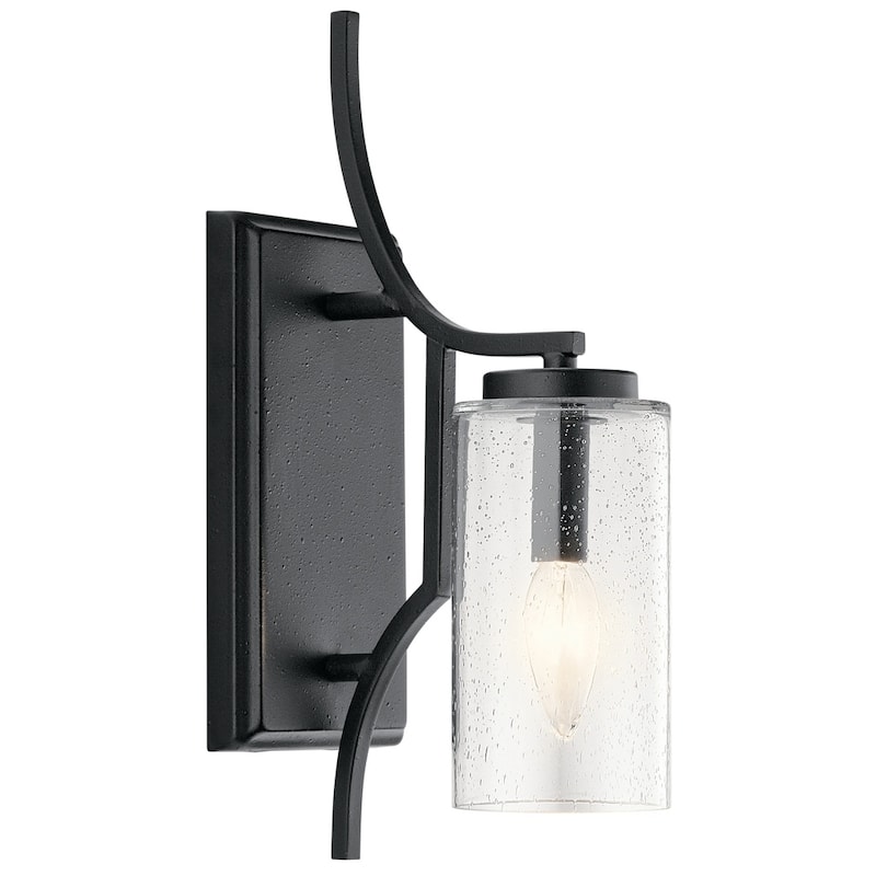 Kichler Lighting Vara Collection 1-light Distressed Black Wall Sconce