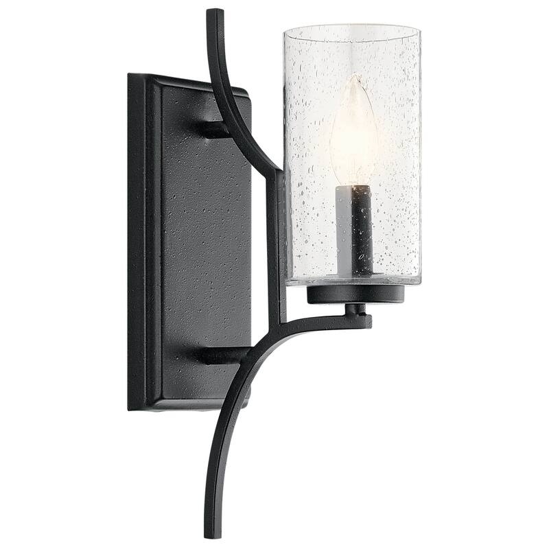 Kichler Lighting Vara Collection 1-light Distressed Black Wall Sconce