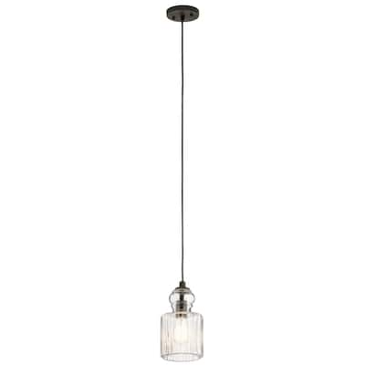 Kichler Lighting Riviera Collection 1-light Olde Bronze Mini Pendant