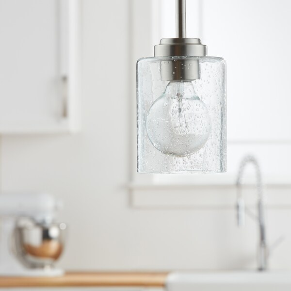 Kichler Lighting Winslow Collection 1-light Brushed Nickel Mini Pendant