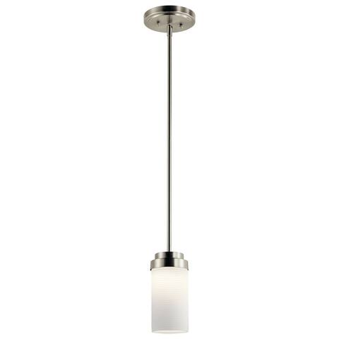 Kichler Lighting Transitional 1-light Brushed Nickel LED Mini Pendant - Brushed nickel
