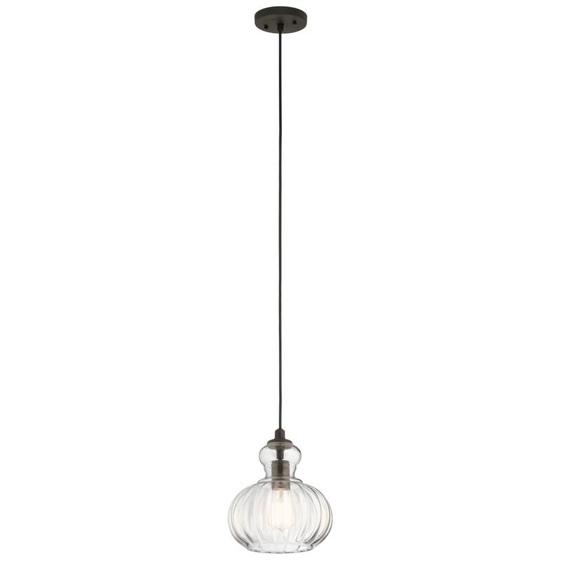 Kichler Lighting Riviera Collection 1-light Olde Bronze Mini Pendant
