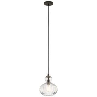 Kichler Lighting Riviera Collection 1-light Olde Bronze Mini Pendant