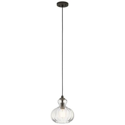 Kichler Lighting Riviera Collection 1-light Olde Bronze Mini Pendant