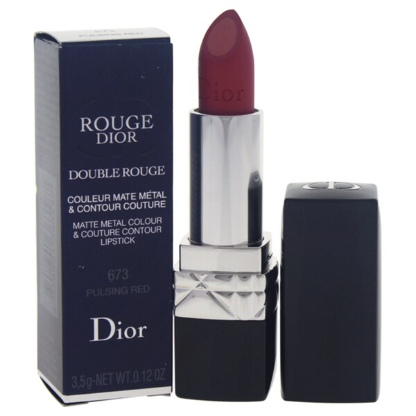 Shop Christian Dior Rouge Dior Double Rouge Matte Metal Color