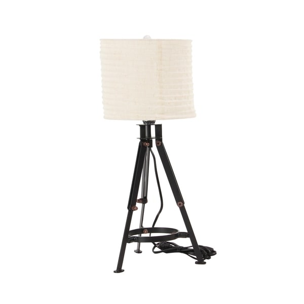 industrial tripod table lamp