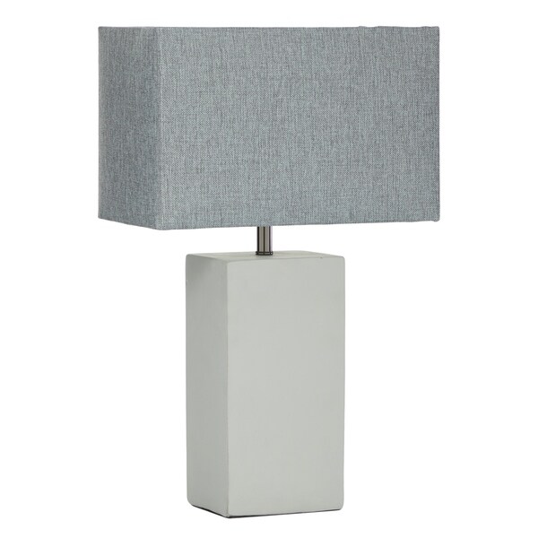 gray table lamp shade