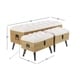 preview thumbnail 10 of 8, White Fir Industrial Storage Bench (Set of 3)