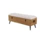 preview thumbnail 8 of 8, White Fir Industrial Storage Bench (Set of 3)