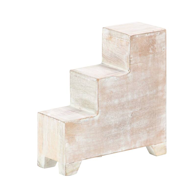 Traditional Staircase Lattice-Patterned 6-Drawer Ceramic Jewelry Box