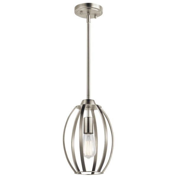 Kichler Lighting Tao Collection 1-light Brushed Nickel Pendant