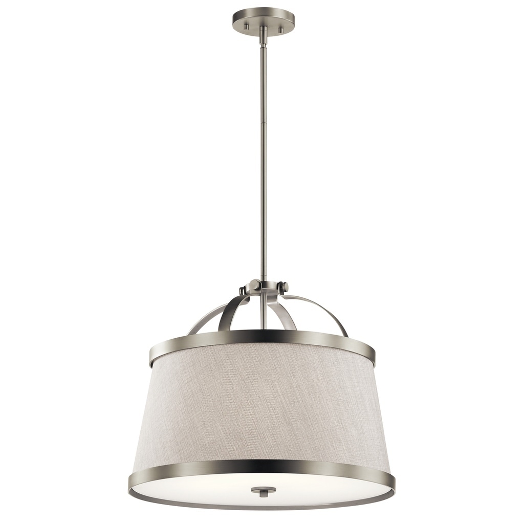 Shop Kichler Lighting Amarena Collection 3 Light Brushed Nickel