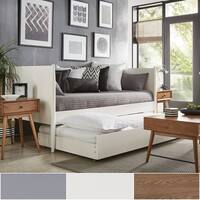 Bethany Mid-Century Modern Tapered Leg Wood Daybed by iNSPIRE Q Modern