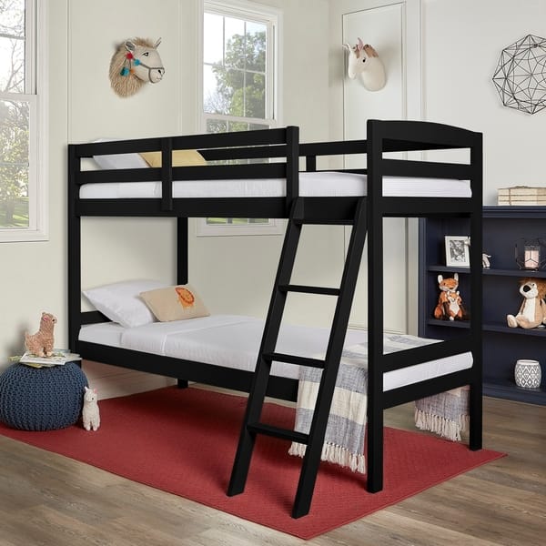 slide 1 of 1, Dream On Me Taylor Twin Over Twin Bunk Bed