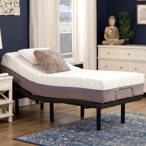 Shop Blissful Nights 12" Gel Twin Long Memory Foam ...