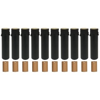 Royal Designs 4" Black Candle Drip Chandelier Socket Covers (10 Piece) - Chandeliers For Bedrooms by Overstock.com