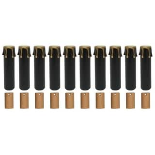 Royal Designs 4 Eggshell Candle Drip Chandelier Socket Covers Paper Insulation