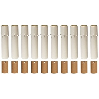 Royal Designs White Candle Drip Chandelier Socket Covers (10 Piece) - Chandeliers For Bedrooms by Overstock.com