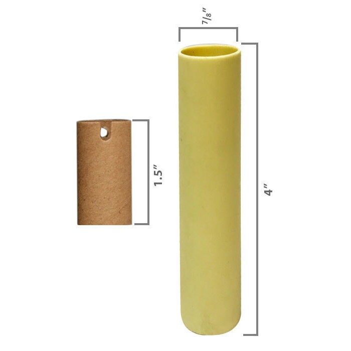 Royal Designs Heavy Duty Chandelier Socket Covers - Paper Insulation - Cream - 4 in (6 Piece) - Chandeliers For Bedrooms by Overstock.com