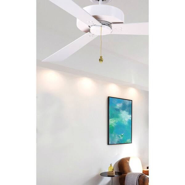 Royal Designs Fan Pull Chain With Ribbed Pear Finial Polished Brass Overstock 19561865
