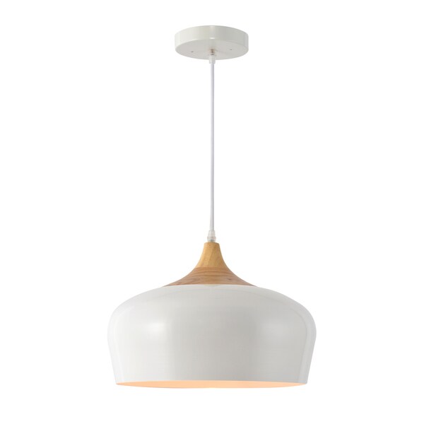 Blanc White One Pendant Light