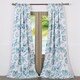preview thumbnail 6 of 10, Barefoot Bungalow Cruz Coastal Curtain Panel Set (Set of Two Panels) - 84 W x 84 L (inches) - 84 W x 84 L (inches) White