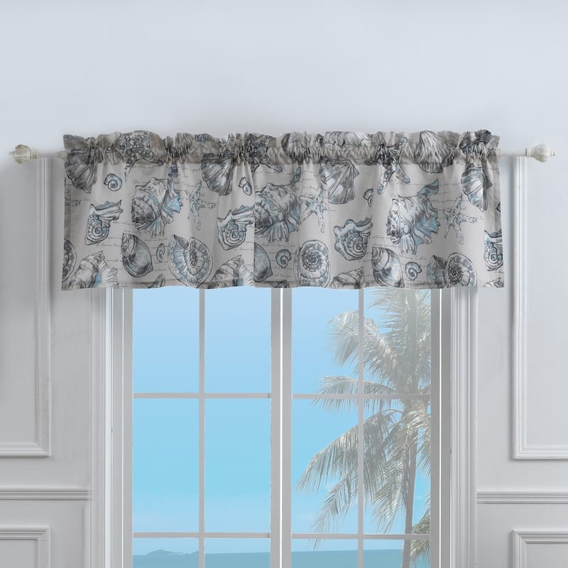 Barefoot Bungalow Cruz Extra Wide Coastal Window Valance