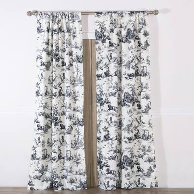 Buy Toile French Country Curtains Drapes Online At Overstock