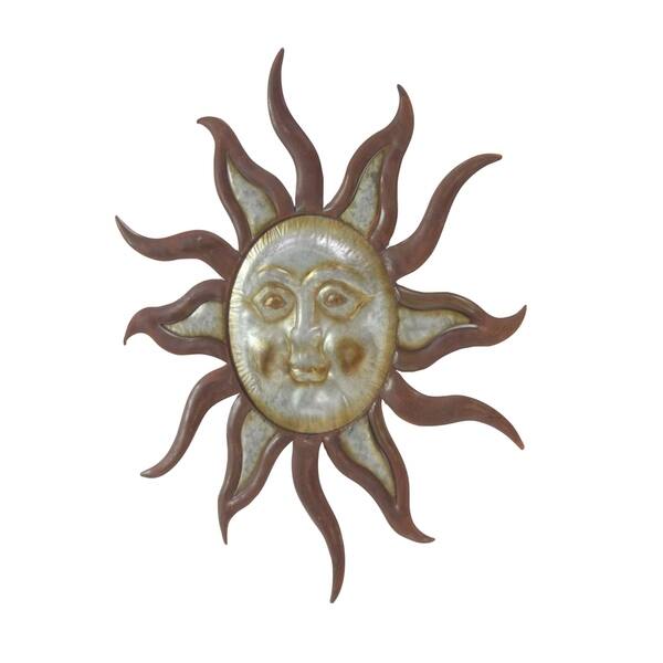 31 X 29 Inch Iron Sun Face Wall Decor Free 31 X 29 Inch Iron Sun Face Wall Decor Free