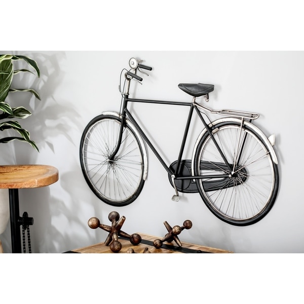 Modern Iron Black Bicycle Wall Decor