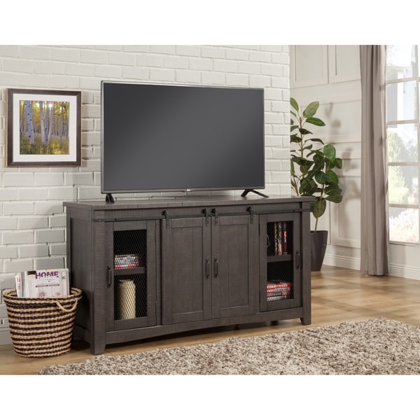 Grey 65 deals inch tv stand